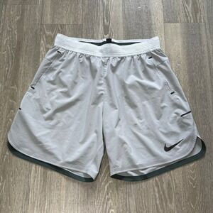 Nike Flex Repel 8" Dri-FIT Training Shorts XL Running Cool Gray Active Gym
